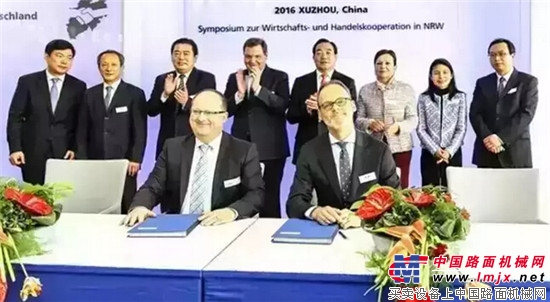 徐工董事長王民歐洲行簽訂協(xié)議